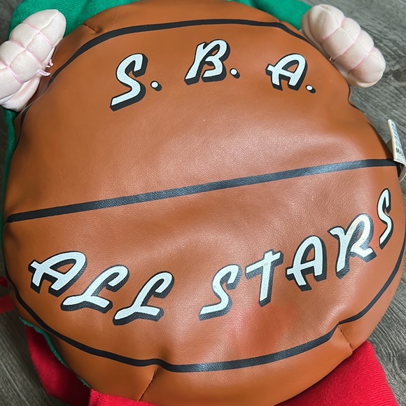📌Santa’s Best Rennoc BASKETBALL Boy Elf Plush Christmas Stocking SBA ALL STARS - Picture 8 of 12